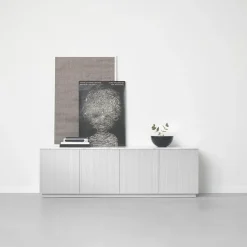 Beam side table, Light grey, light grey base