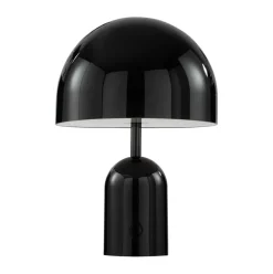 Bell Portable LED table lamp 28 cm, Black