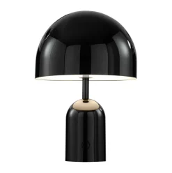 Bell Portable LED table lamp 28 cm, Black