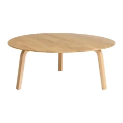 Bella coffee table, Lacquered oak, Ø80x32 cm