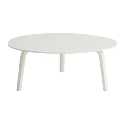 Bella coffee table, White, Ø80x32 cm