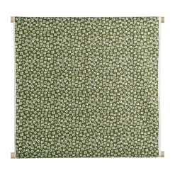 Belle Amie oilcloth fabric per metre, Dark green