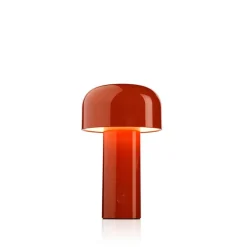Bellhop portable table lamp, Brick red