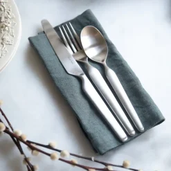 Bergen dessert spoon matte, stainless steel