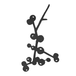 Berry trivet, black
