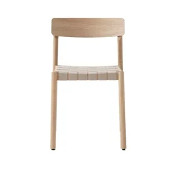 Betty TK1 Chair, Oak, natural braided linen band seat