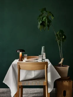 Betty TK1 Chair, Oak, natural braided linen band seat