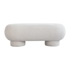 Big Foot petit bench 120x44 cm, Bouclé