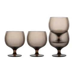 Billi wine glasses 35 cl 4-pack, Brown