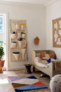 Bird quiltad throw, Beige