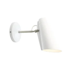 Birdy wall lamp short, Matte white