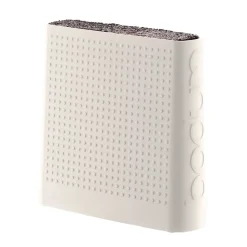 Bistro knife block, white
