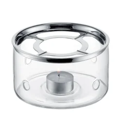 Bistro tea warmer, chrome
