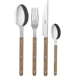 Bistrot cutlery 24 pcs, teak wood