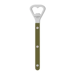 Bistrot solid bottle opener 16 cm, Green fern