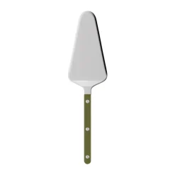 Bistrot solid cake server 25 cm, Green fern