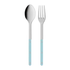 Bistrot solid serving cutlery, 2 pieces, Pastel blue