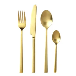 Bitz cutlery 16 pieces, Gold