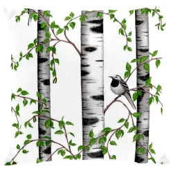Björkdungen cushion cover, white