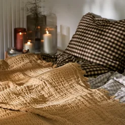 Bæk&Bølge bed set 150x210 cm, Black sand