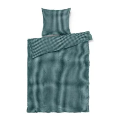 Bæk&Bølge bed set 150x210 cm, Green-light blue