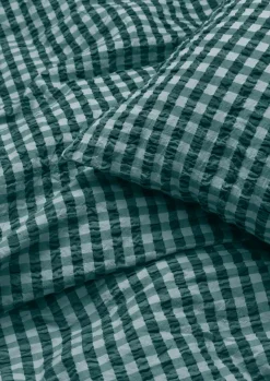 Bæk&Bølge bed set 150x210 cm, Green-light blue