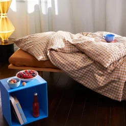 Bæk&Bølge bed set 220x220 cm, Light blue sand