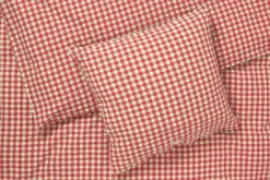 Bæk&Bølge bed set 220x220 cm, Red-yellow