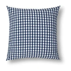 Bæk&Bølge pillowcase 50x60 cm, Dark blue-white
