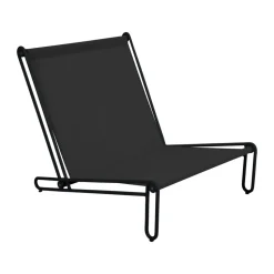 Blixt lounge chair, Black-clay beige