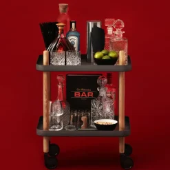 Block table, dark grey