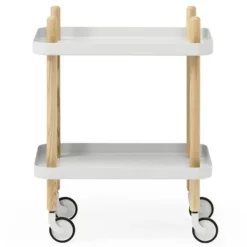 Block table, light grey