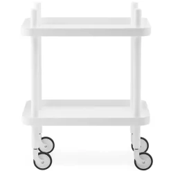Block table, white-white