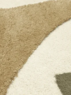 Bloco tufted rug, Green-off white, 120x180 cm