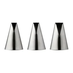 Blomsterbergs saint honoré nozzle set 3-parts, Steel
