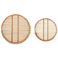 Bloomingville bamboo tray set, nature