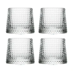Blossom whiskeyglas 16 cl 4-pack, Clear