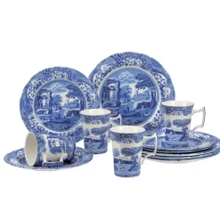 Blue Italian 12 piece set, 12 pieces