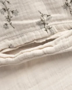 Bluebell Muslin bed set junior, 100x130 cm/35x55 cm