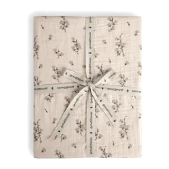 Bluebell Muslin fitted sheet, 90x200x30 cm