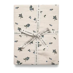 Blueberry Muslin fitted sheet, 180x200x30 cm
