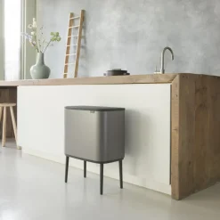 Bo touch bin 36 litre, platinum