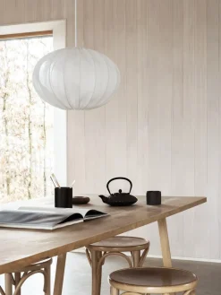 Boll 40 linen lampshade, White