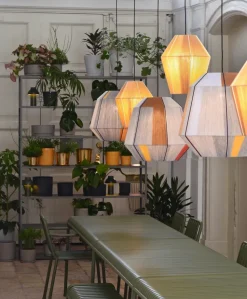 Bonbon Shade lamp shade Ø32 cm, Yellow melange
