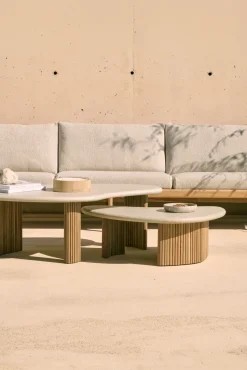 Boomerang coffee table, Teak, 90x61 cm