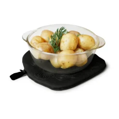 Bosign non-slip potholder with pocket, Black