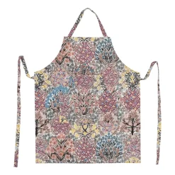 Botanic Garden apron, Pink brown