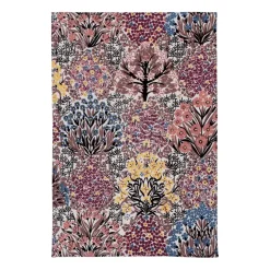 Botanical Garden kitchen towel 40x70 cm, Pink brown