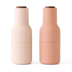 Bottle Grinder spice mill 2-pack, nudes (wallnutslid)