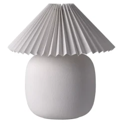 Boulder lamp base 18.2 cm, White